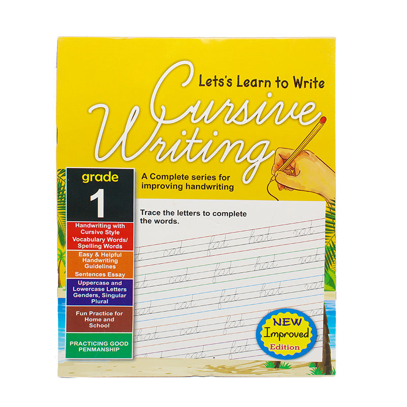 Let’s Learn to Write Cursive writing Books (Grade 0-5)