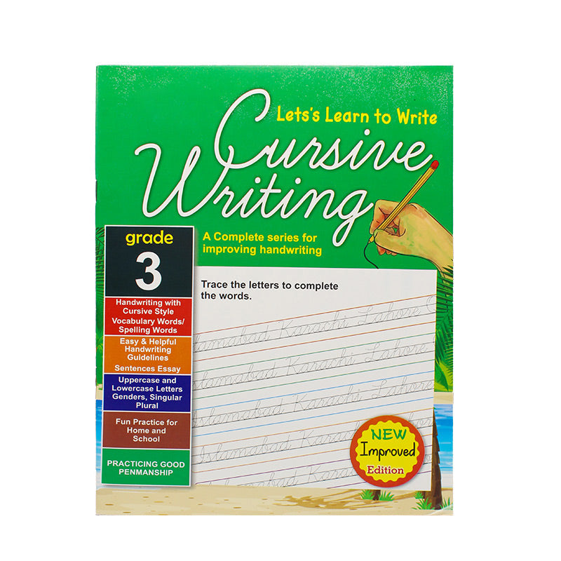 Let’s Learn to Write Cursive writing Books (Grade 0-5)