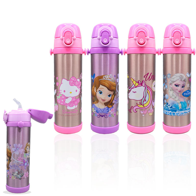 Stainless Steel Water Bottle 500ml for Girls
