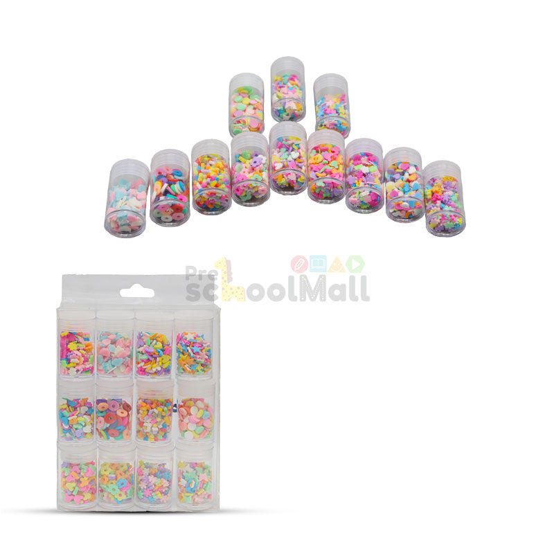 12 Pcs Sprinkles Nail Art Slices Fashion 0521 Set of 2