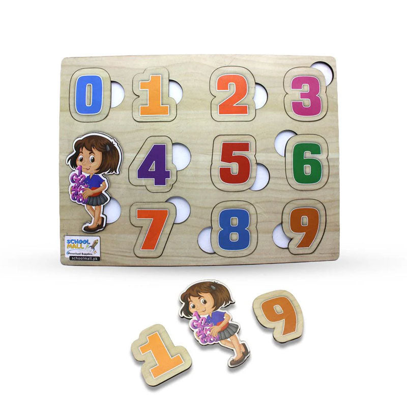 3 in 1 Combo Number & Shapes Learning Wooden Boards