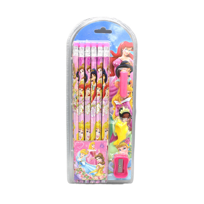 12 Pcs Pencil Set with Eraser & Sharpener