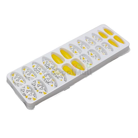 24 Pcs Stylish Artificial Nail Set for Girls