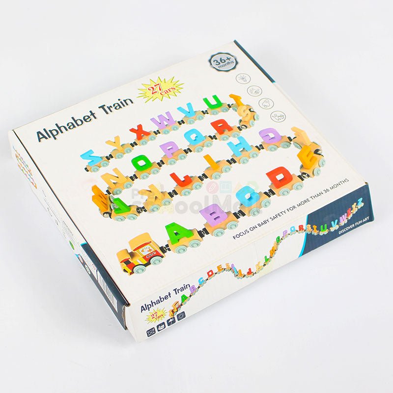 27 Pcs Capital Alphabets Train Wooden & Magnetic 1859 - Preschool mall - Preschool Supplies & Educational Toys