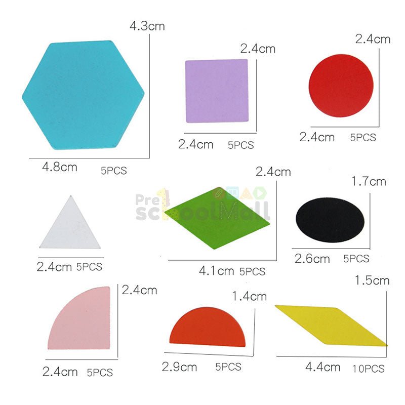 3D Creative Jigsaw Tangram Puzzle Game - Preschool mall - Preschool Supplies & Educational Toys