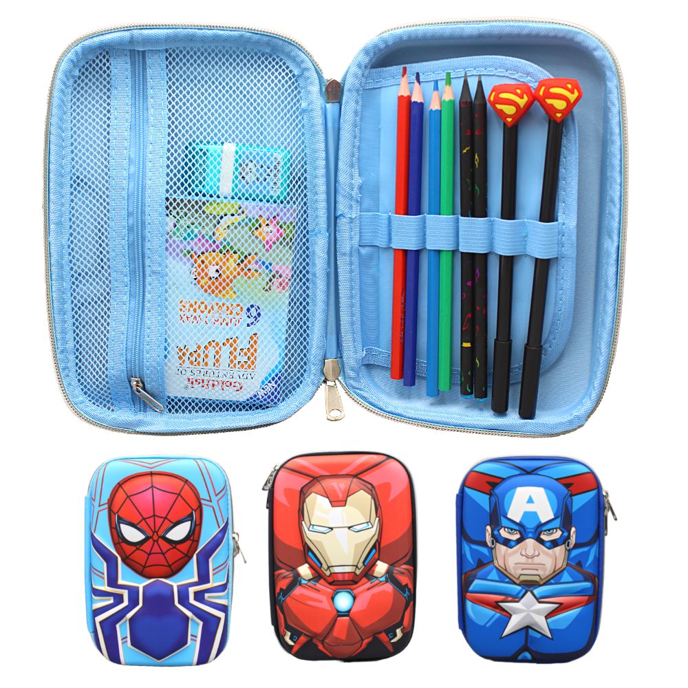 3D Embossed Avengers Geometry/Pouch (Large)