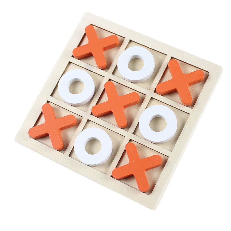 3D Wooden Tic Tac Toe Board Game - Preschool mall - Preschool Supplies & Educational Toys
