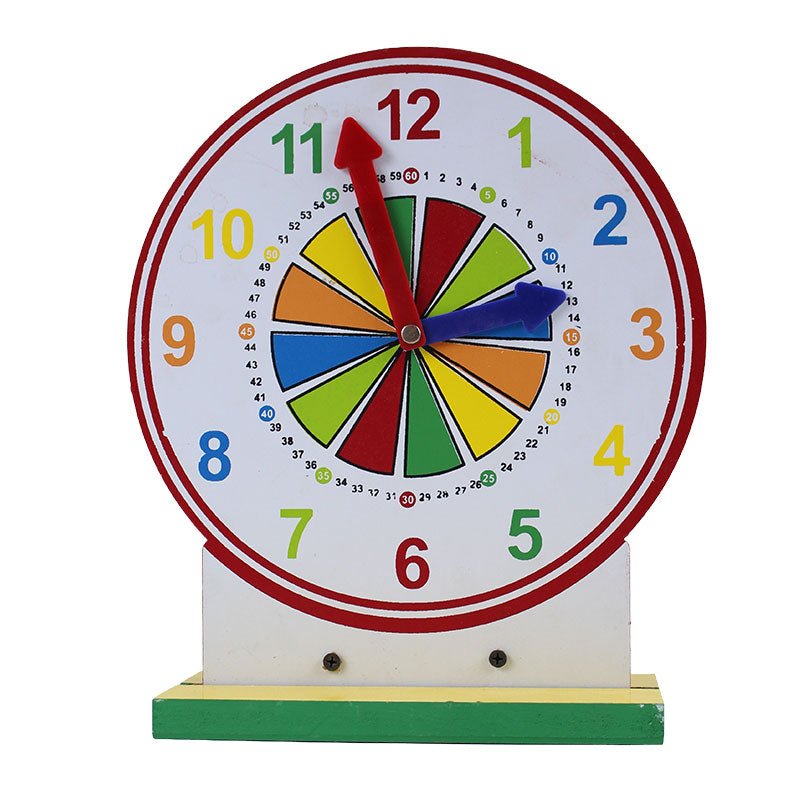 Wooden Clock Toy For Learning Number - Preschool mall - Preschool Supplies & Educational Toys