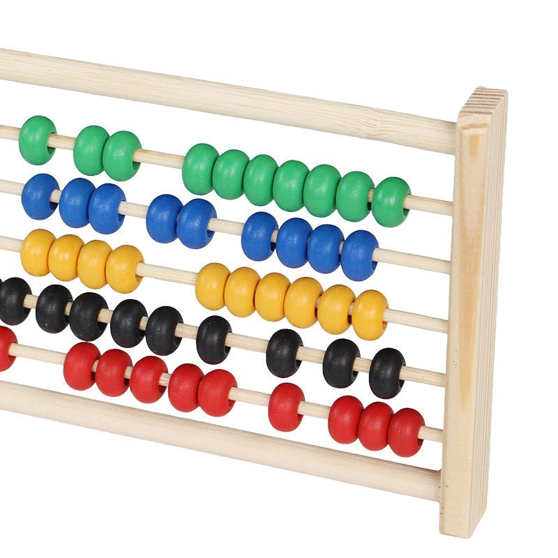 Wooden Mini Learning Abacus – 5 Rows - Preschool mall - Preschool Supplies & Educational Toys