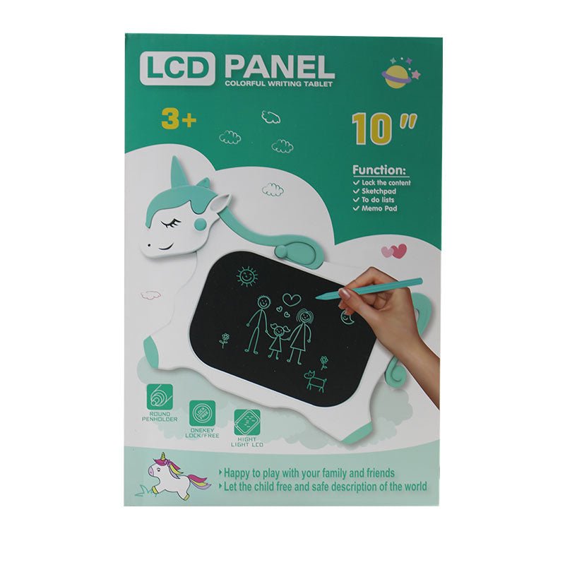 LCD Colorful Writing Tablet 10 inch (Unicorn) - Preschool mall - Preschool Supplies & Educational Toys