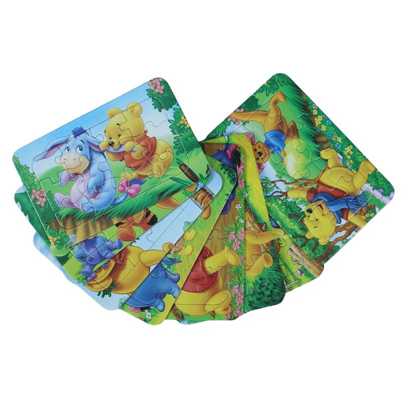 Cute Cartoon Puzzle Set Box 8 Pcs - Preschool mall - Preschool Supplies & Educational Toys