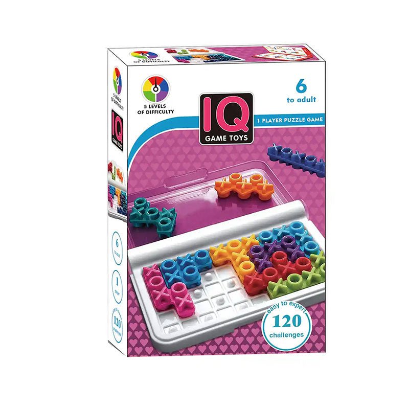 IQ Mind Pattern XO Family Game - 120 Challenges - Preschool mall - Preschool Supplies & Educational Toys