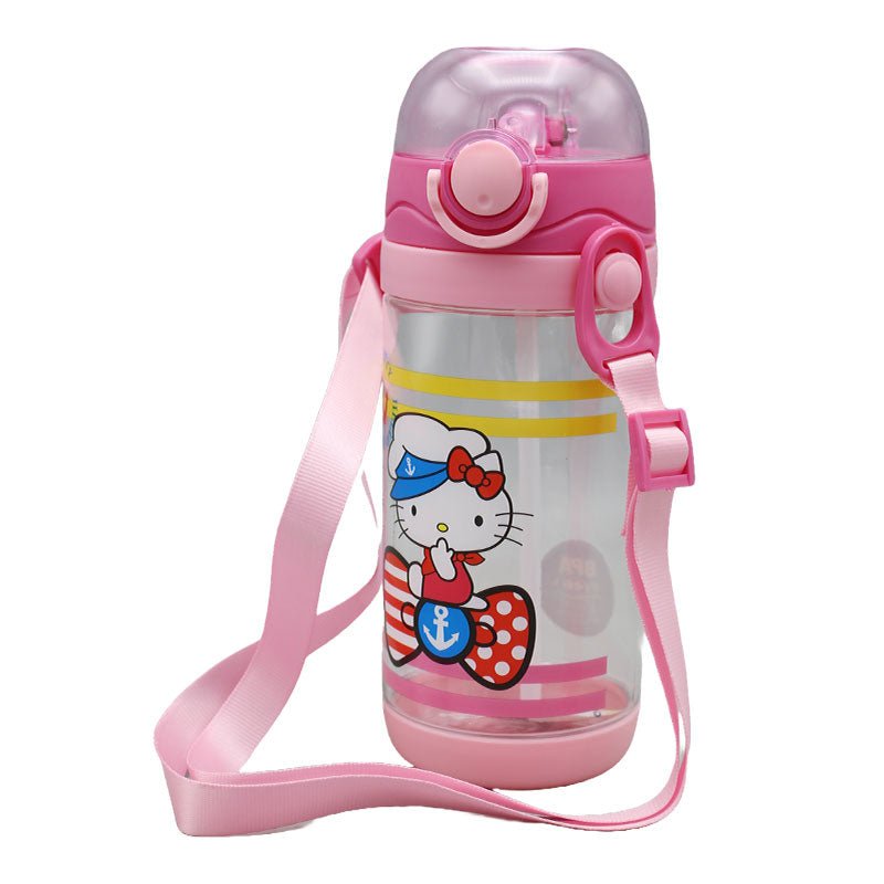 600ml Plastic Water Bottle for Girls 1894 - Preschool mall - Preschool Supplies & Educational Toys
