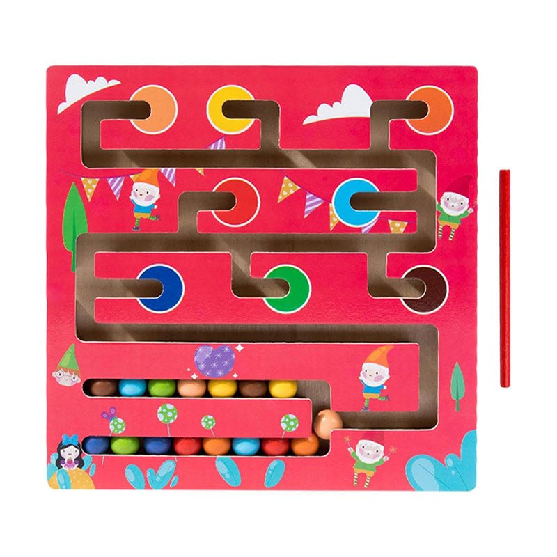 Matching Color Beads Game Wooden - Preschool mall - Preschool Supplies & Educational Toys