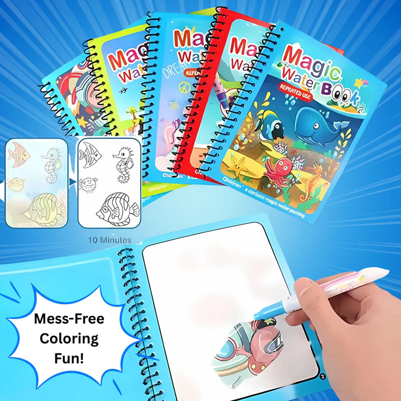 Pair of 2 Magic Water Book