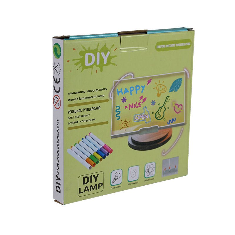 DIY Handwriting Doodles Notes Acrylic Luminescent Lamp - Preschool mall - Preschool Supplies & Educational Toys