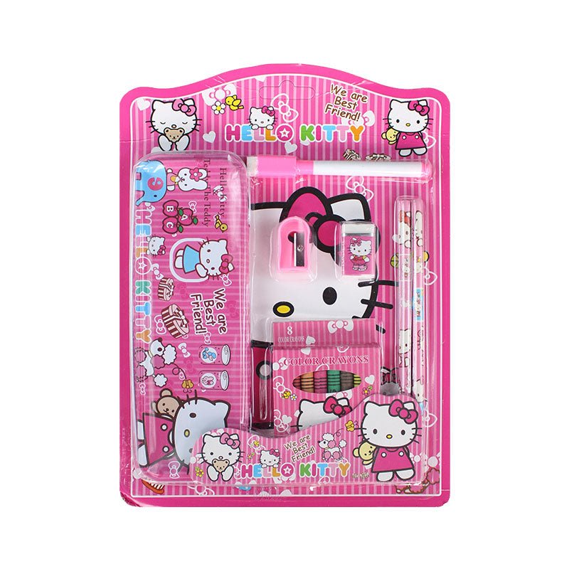 Writing & Coloring Stationery Set (14 Pcs) for Girls - Preschool mall - Preschool Supplies & Educational Toys