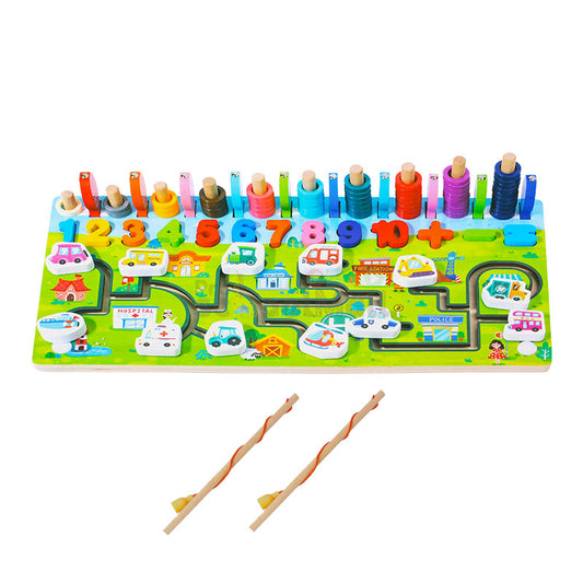 5 in 1 Multifunction Number Game Board