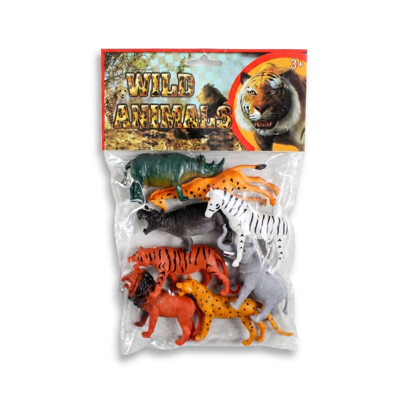 Wild Animals Figures Set of 8 2073 - Preschool mall - Preschool Supplies & Educational Toys