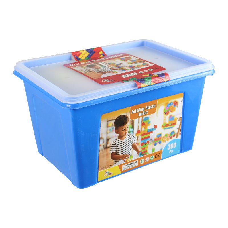 300 Pcs Premium Building Blocks Bucket - Preschool mall - Preschool Supplies & Educational Toys