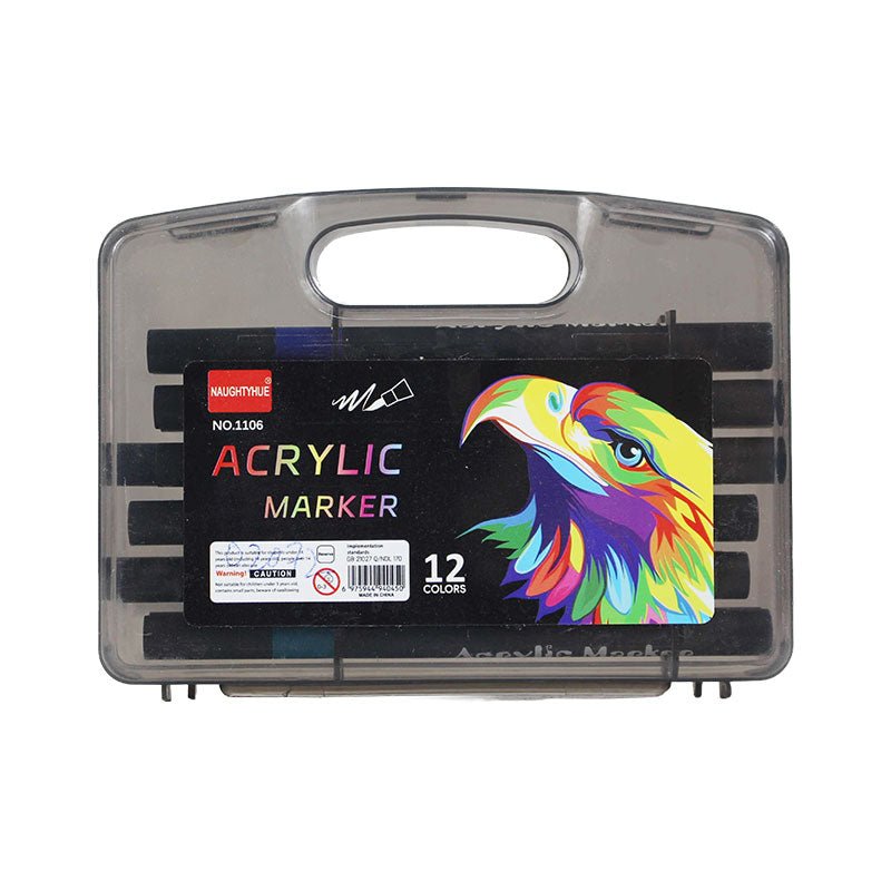 Pack of 12 Acrylic Marker Colors 2072 - Preschool mall - Preschool Supplies & Educational Toys