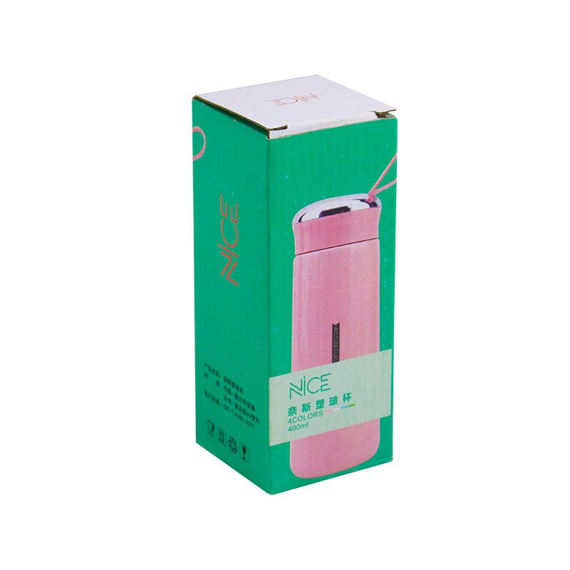 Nice 400ml Stylish Glass Water Bottle - Preschool mall - Preschool Supplies & Educational Toys