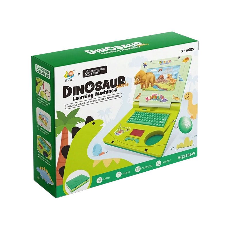 Dinosaur Puzzle Learning Laptop for Kids - Preschool mall - Preschool Supplies & Educational Toys