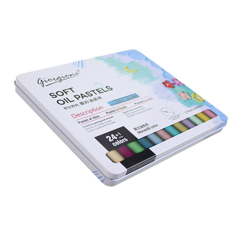 Soft Oil Pastel Set 24+1 Giorgione - Preschool mall - Preschool Supplies & Educational Toys