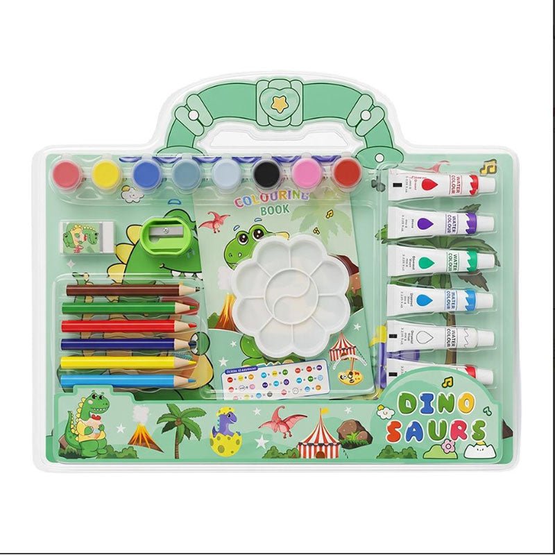 Cute Cartoon Portable Painting Suitcase Set - Preschool mall - Preschool Supplies & Educational Toys