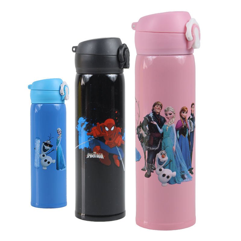 Stainless Steel Cartoon Character Bottle for Boy & Girl 01960 - Preschool mall - Preschool Supplies & Educational Toys