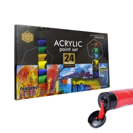 24 pcs Acrylic Paint Set