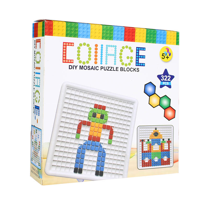 DIY Mosaic Puzzle Blocks 322 Pcs