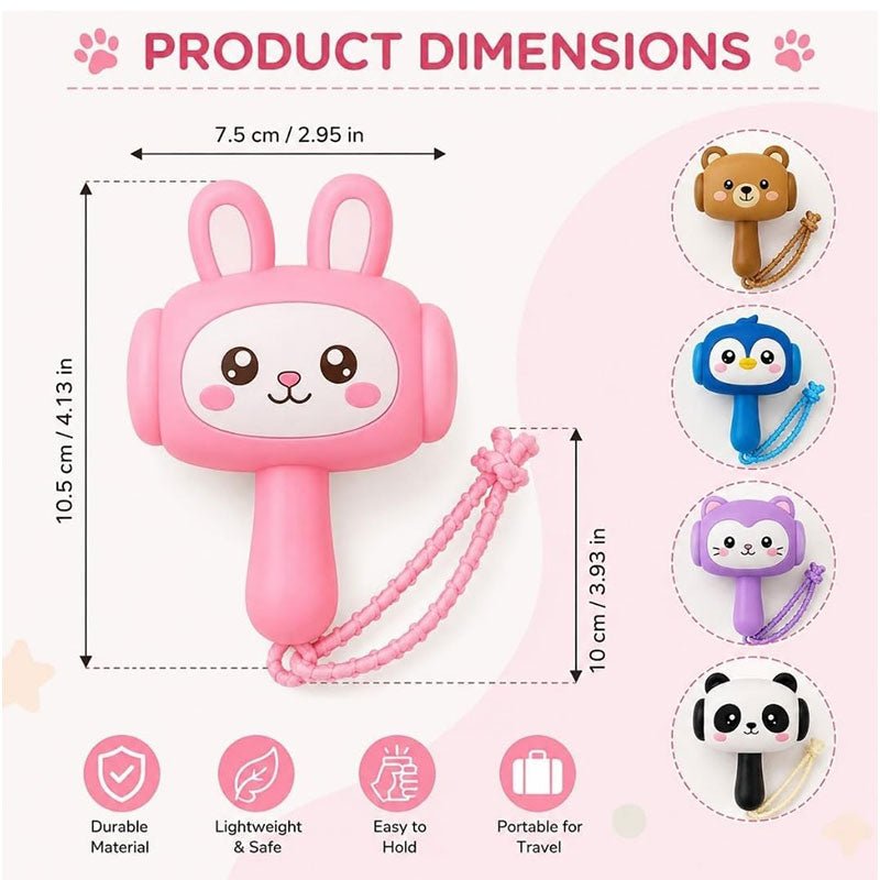 Chu-Chu Cute Cartoon Hammer Keychain with Sound for Kids - Preschool mall - Preschool Supplies & Educational Toys