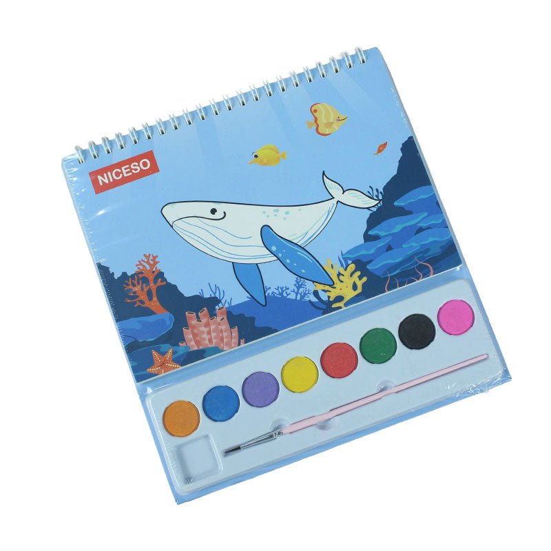 Watercolor Painting Set with Coloring Book - Preschool mall - Preschool Supplies & Educational Toys