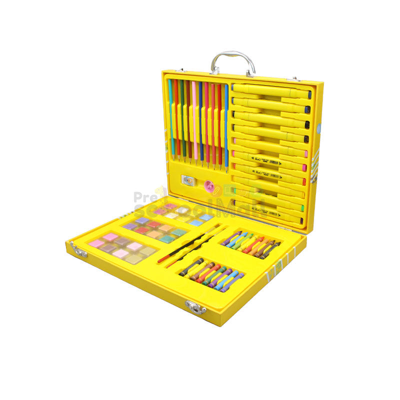 84 Pcs Wooden G.Duck Coloring Art Kit