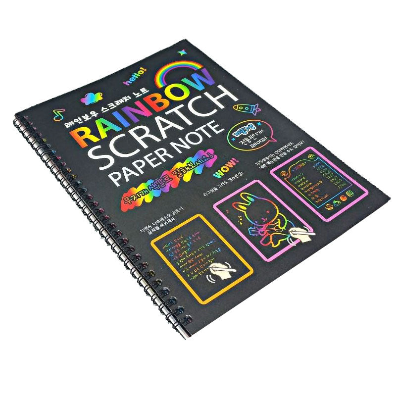 Rainbow Scratch NoteBook – Fun Art