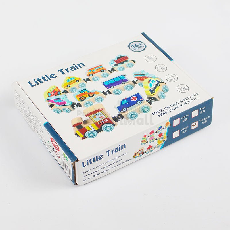 Wooden Magnetic Animal Little Train 11 Pcs 1860 - Preschool mall - Preschool Supplies & Educational Toys