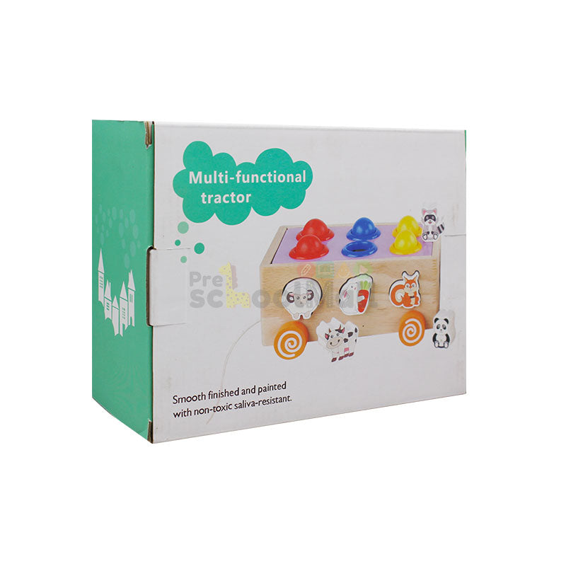 Animal & Ball Shape Sorting Trolly Car (0535)