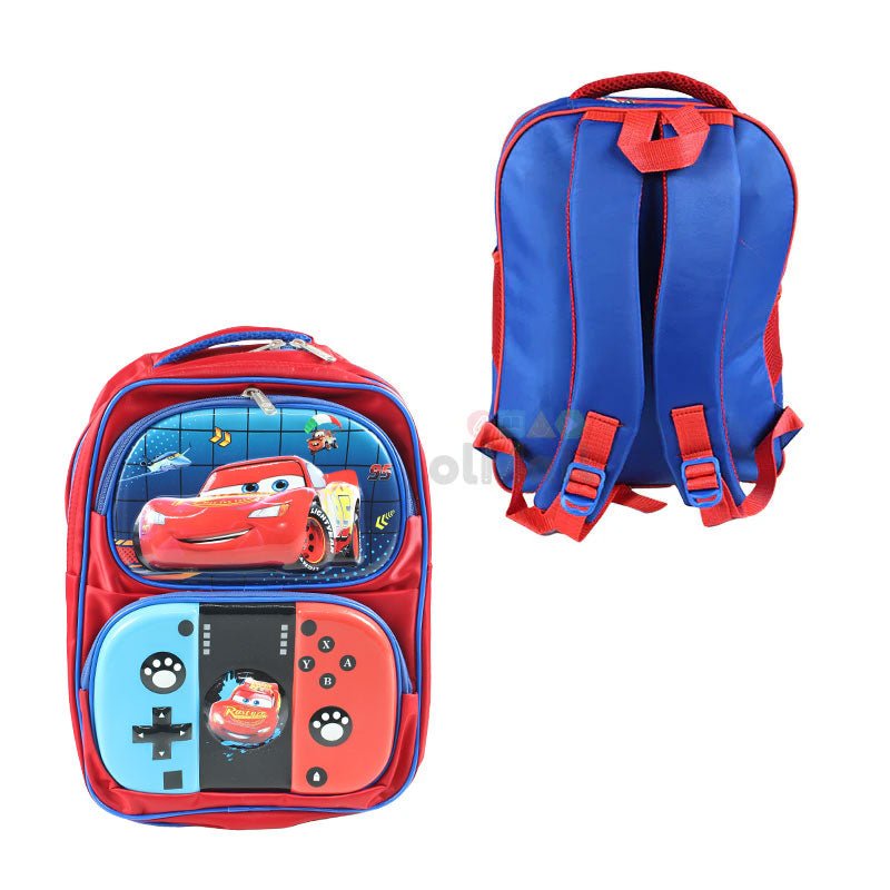 Car Embossed School Bag 17 inch (1757) - Preschool mall - Preschool Supplies & Educational Toys