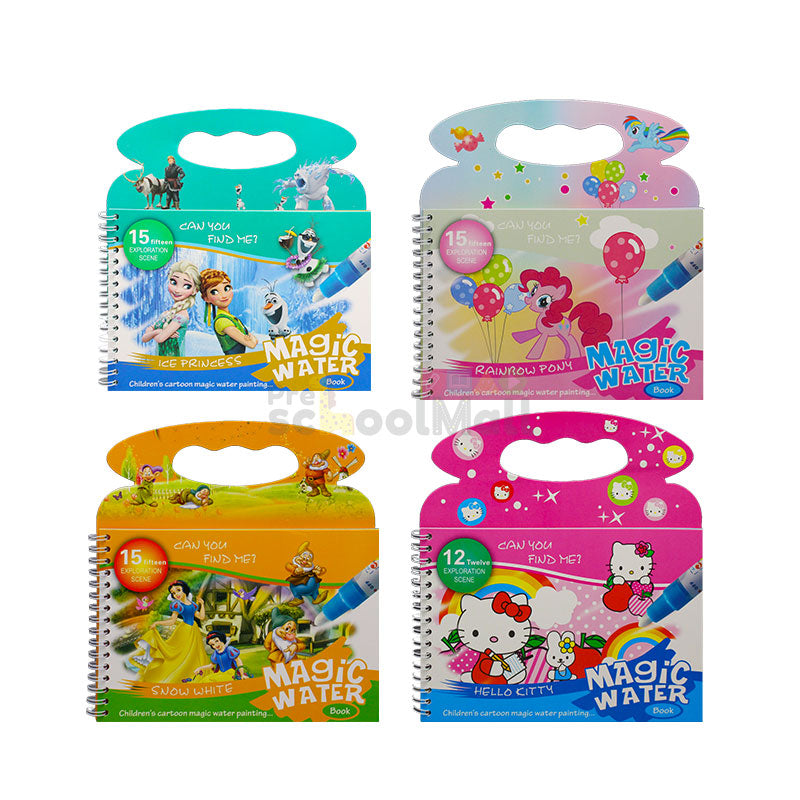Cartoon Magic Water Painting for Girls