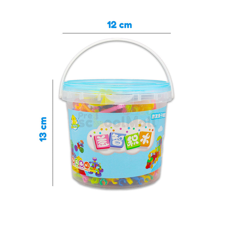 Colorful Building Sticks Bucket