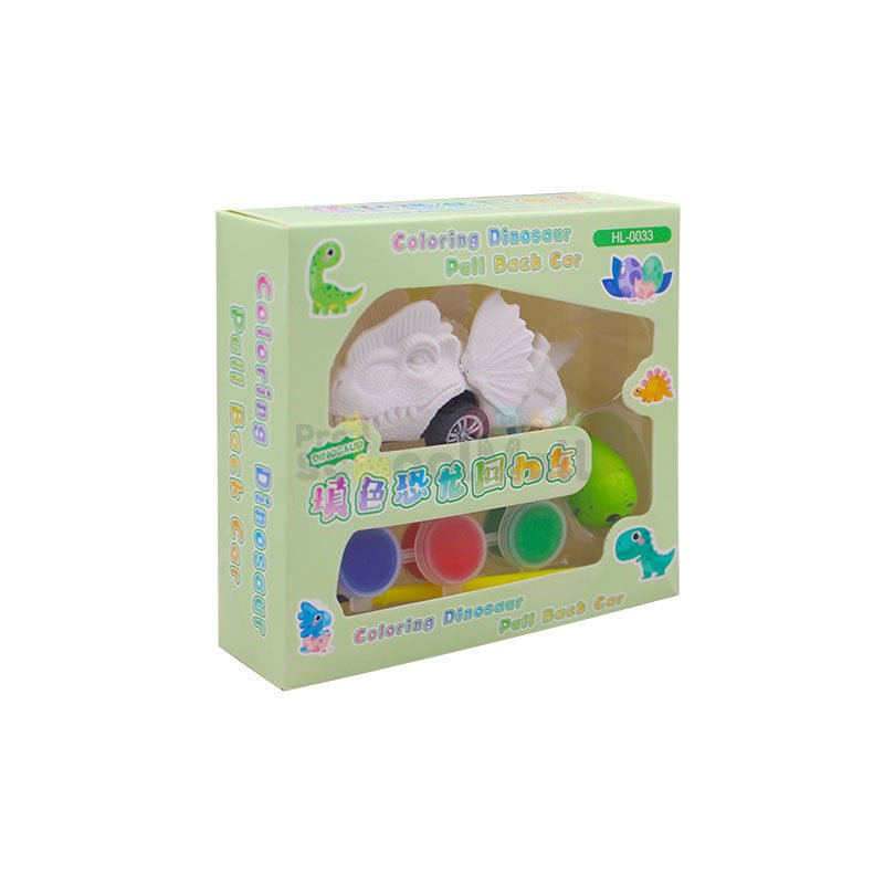 Coloring Mini Dinosaur Pull Back Car - Preschool mall - Preschool Supplies & Educational Toys