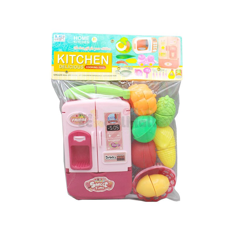 Delicious Kitchen Set With Refrigerator (0619) - Preschool mall - Preschool Supplies & Educational Toys