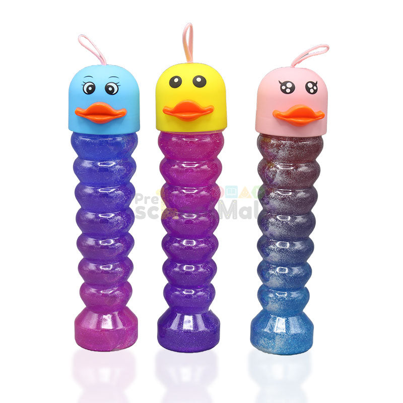 Cute Duck Bottle Glitter Slime