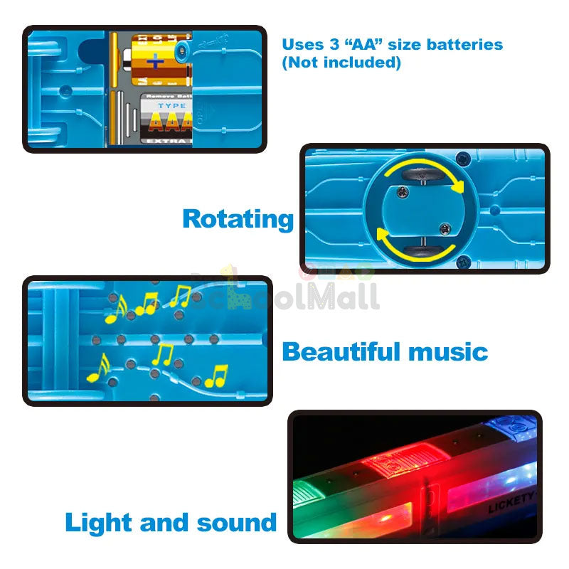 Dynamic Flash Speed Train with Light & Music