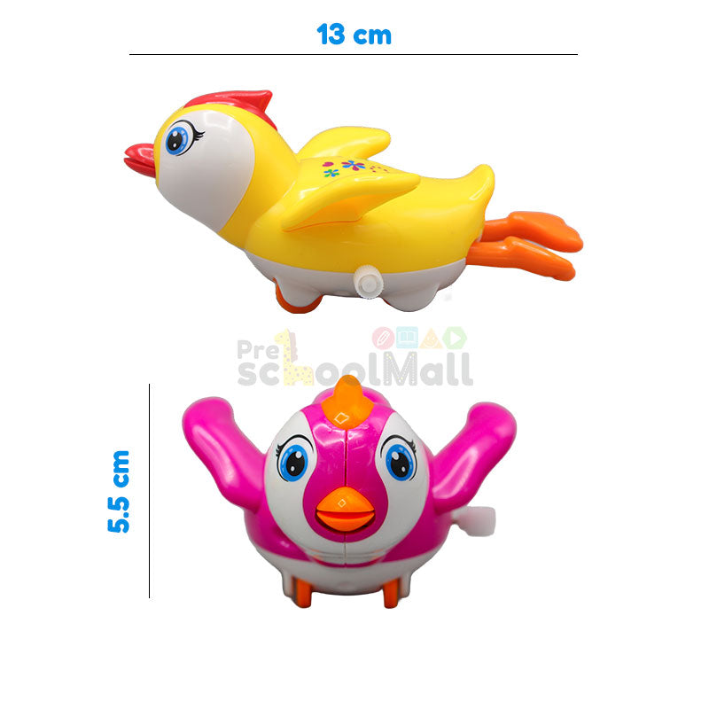 Multicolor Friction Penguin Toy