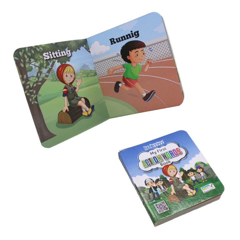 My First Action Words Book - Preschool mall - Preschool Supplies & Educational Toys