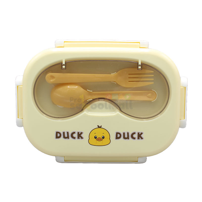 2 Compartments Large Stainless Steel Lunch Box