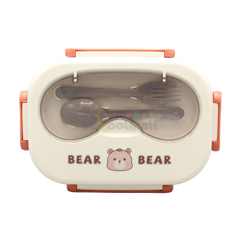 2 Compartments Large Stainless Steel Lunch Box