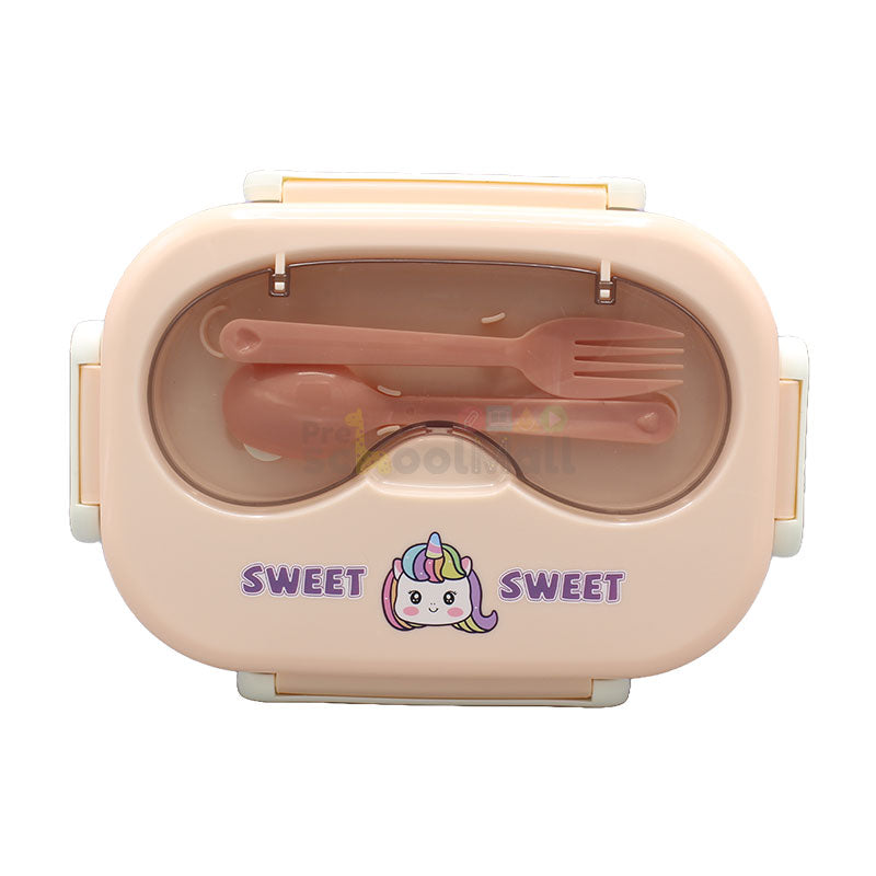 2 Compartments Large Stainless Steel Lunch Box